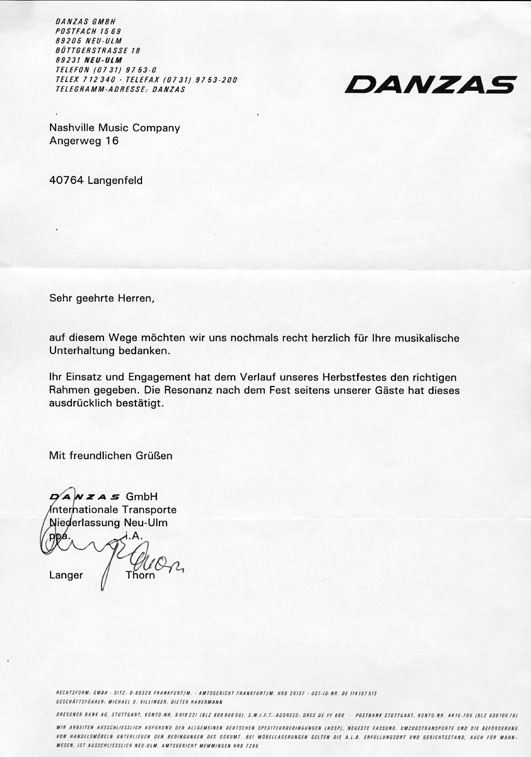 letter from ...
