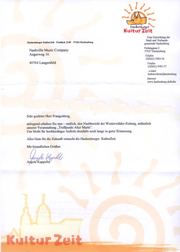 letter from ...